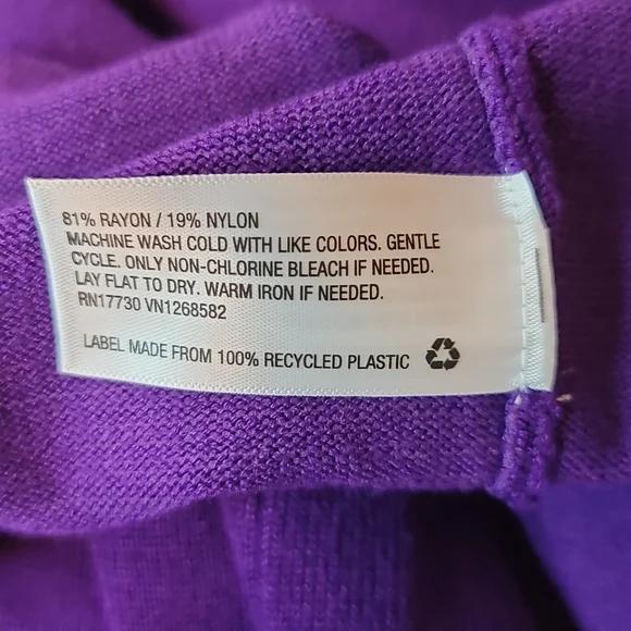 Sergio Hudson Sweater Purple Dress, Various Sizes-NWT - Picture 5 of 11